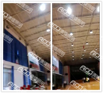 （8米室內體育館-100W工礦燈）內蒙古鄂爾多斯市準格爾旗第十中學(xué)體育場(chǎng)館照明改造